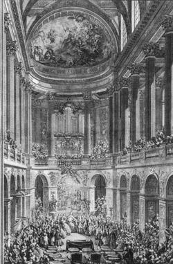 Спектакль в Версале по случаю бракосочетания дофина