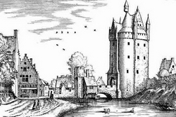 Городские ворота (И. Брейгель-Старший, 1561 г.)